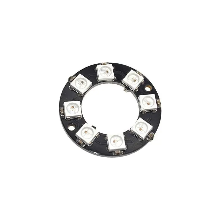 WS2812, 8-Bit 5050 RGB LED Ring with Integrated Drivers for Arduino