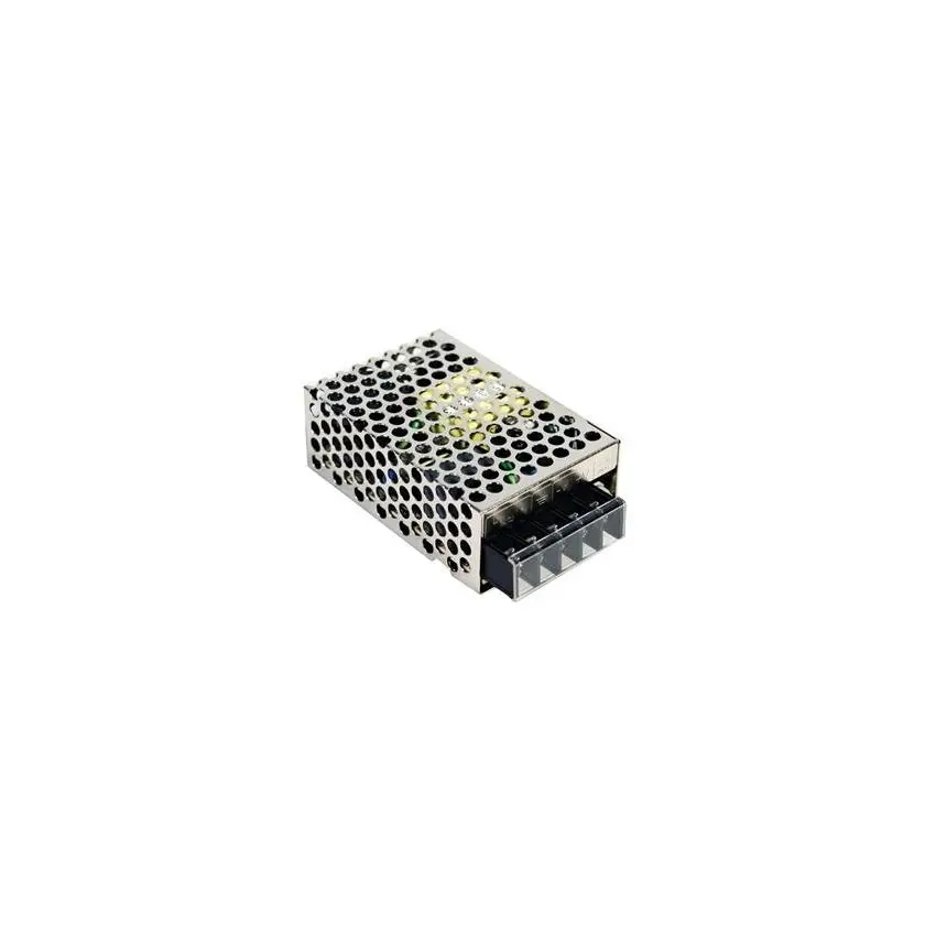 RS-25-5 AC-DC Single Output Enclosed power supply; Output 5VDC Single Output at 5A; free air convection