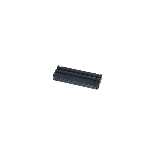 FC-40P, Flat Ribbon Cable Connector, IDC Connector, 2.54mm Pitch, Dual Row, Black