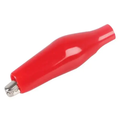 Crocodile Clip Red (S), Durable and Versatile Alligator Clip, Small Size