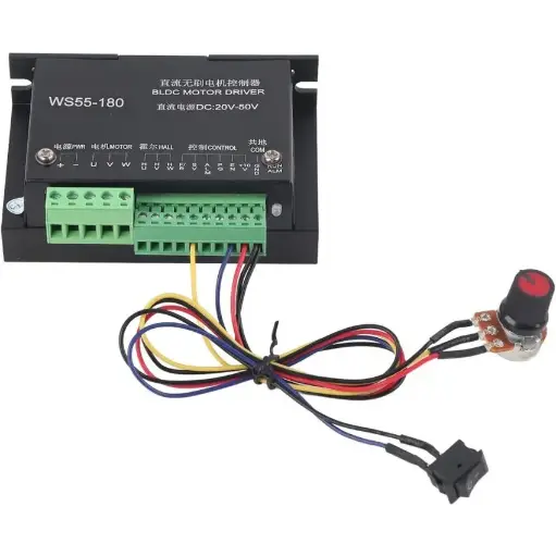 [PY-HVRW-9OUQ] DC Motor Driver WS55-220 DC 48V 500W CNC Brushless Spindle BLDC Motor Driver Controller tool electric Brushless DC Motor Driver