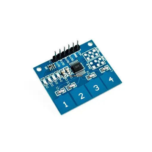 [LQ-CVHQ-N4PA] TTP224, Touch Sensor Module, 4-Channel Capacitive Touch Switch Board,for Arduino and Microcontroller Projects