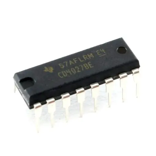 CD4027BE-DIP - Flip Flop 2 Element JK Type 1 Bit Positive Edge 16-DIP (0.300", 7.62mm)