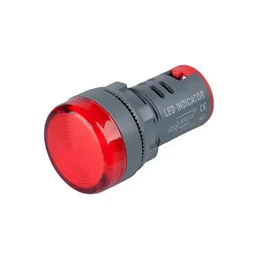 [ZA-INWZ-1MFL] RED LED Indicator AD16-16SM 12V with buzzer