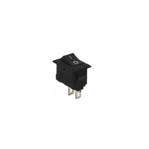KCD11-101,Rocker Switch,3A,250V,Black,On-Off