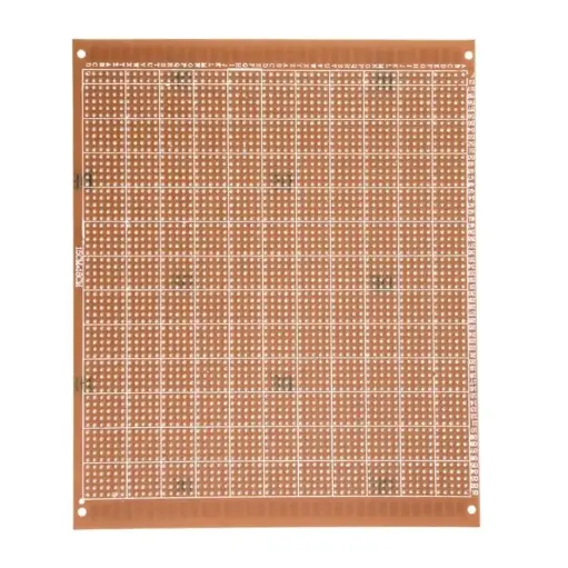 [SU-WD5Y-8E2N] PCB Brown 15x18cm: Single-Sided Perforated Prototype Board