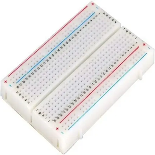 [8C-4451-O5V7] Mini 400 Points Solderless Breadboard, Prototyping Board for Arduino and DIY Projects