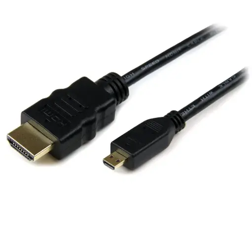 [PY-81R0-D1BF] 1M HDMI to Micro HDMI Cable—High-Speed Video and Audio Transmission