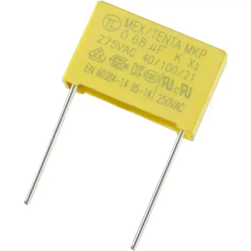 Polypropylene Film Capacitor,0.68uF,275V,X2