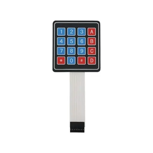 [H1-ABC7-D814] 4x4 16-Key Matrix Keypad Module—Tactile Push Button Board